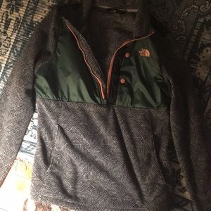 North face real stripped sweater